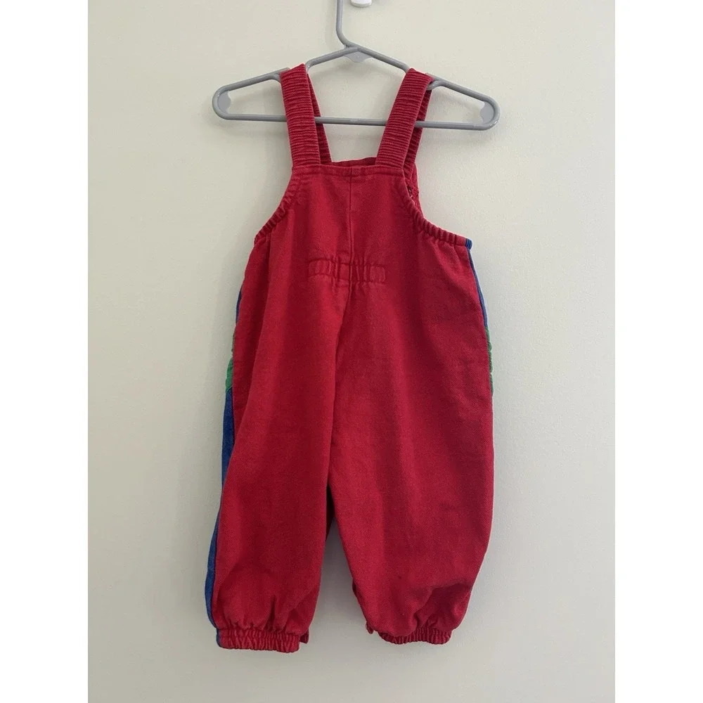 Vintage 80s/90s Oshkosh B'gosh 1-2-3 Go Overalls Size 12 Months USA